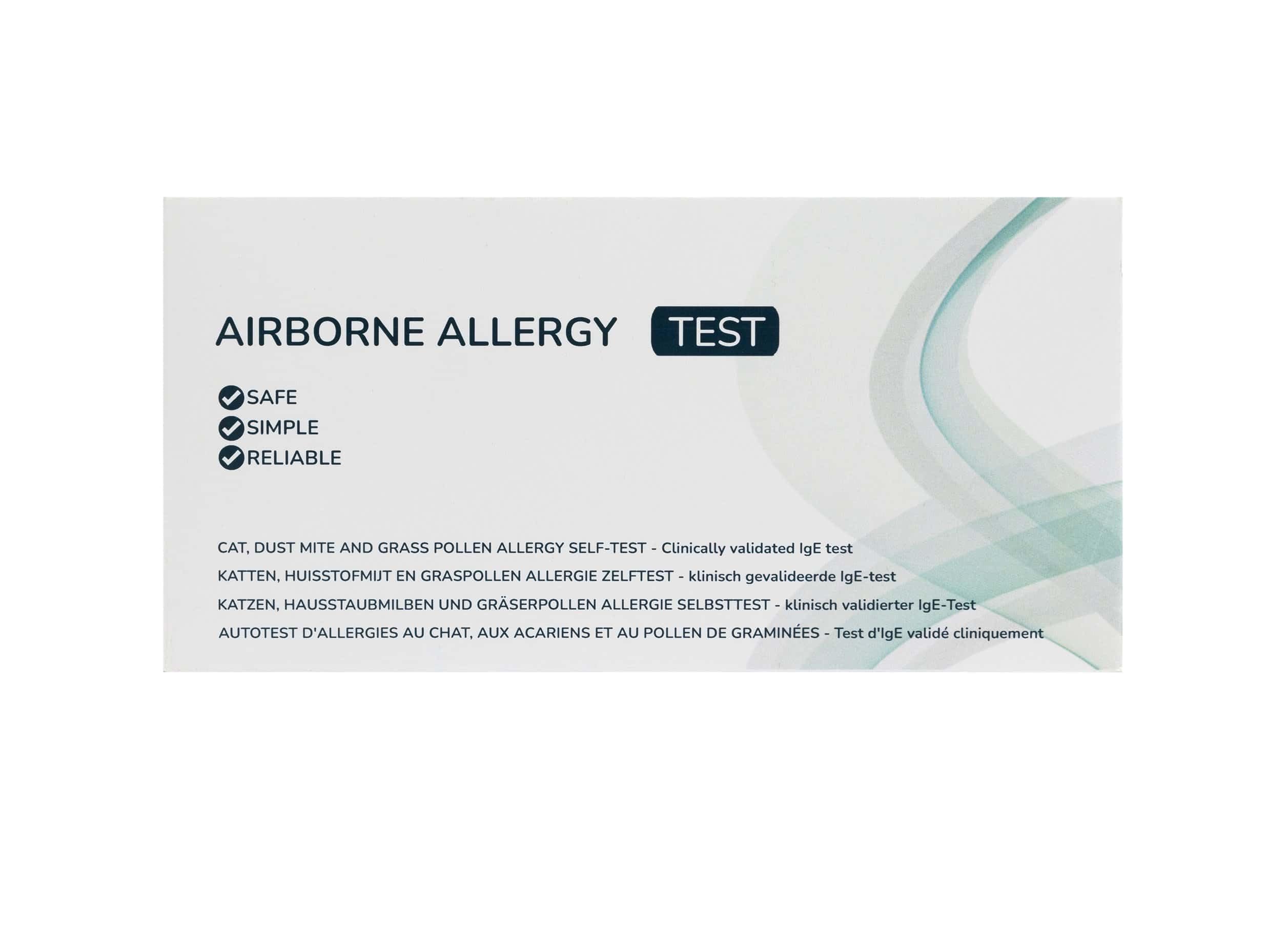 Test per Allergie (Acari della Polvere, Peli di Gatto & Pollini)