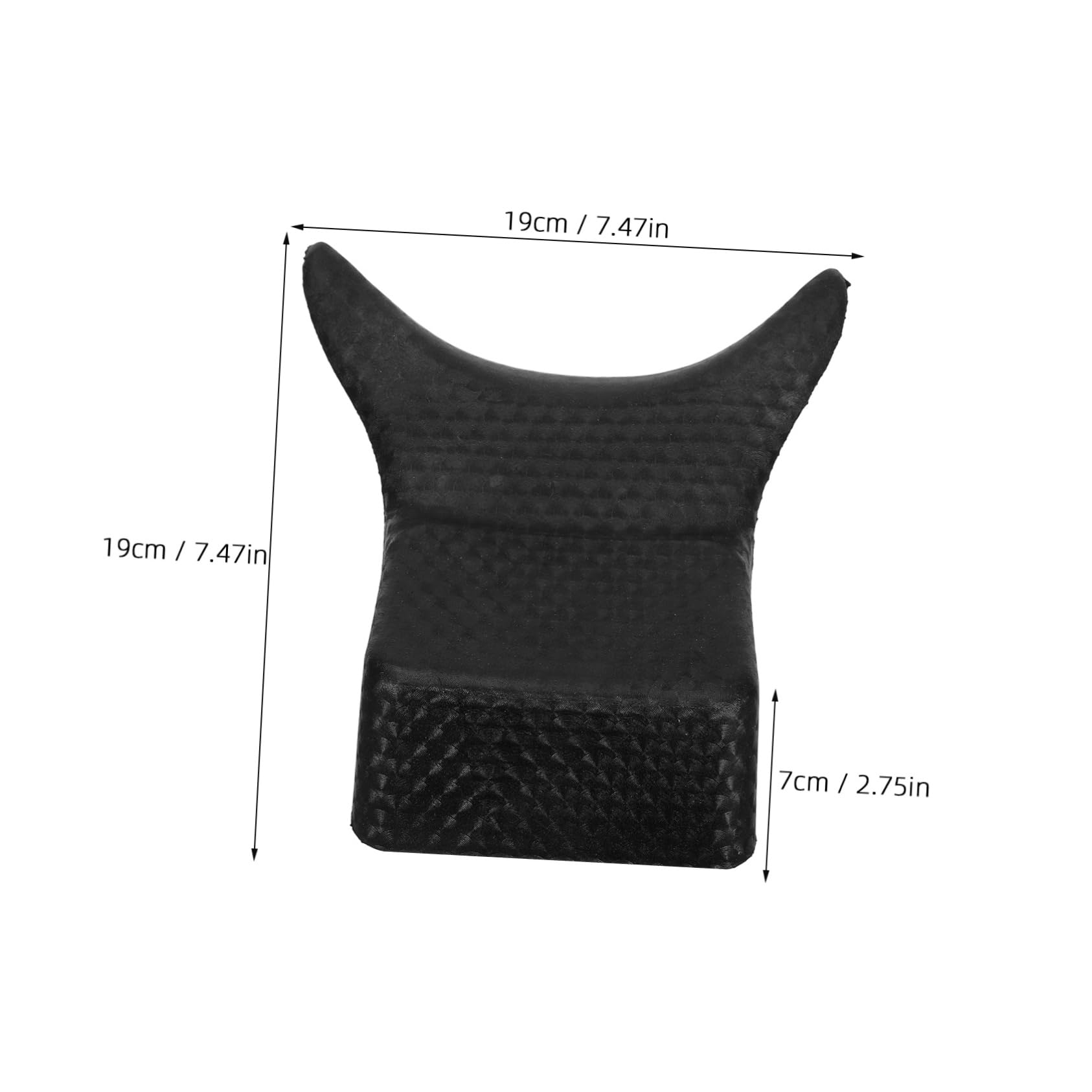 COOLHIYA Shampoo Pillow for Tub Full Bath Pillow Headrest Neck Support Hair Basin Salon Sink Head Rest Cushion