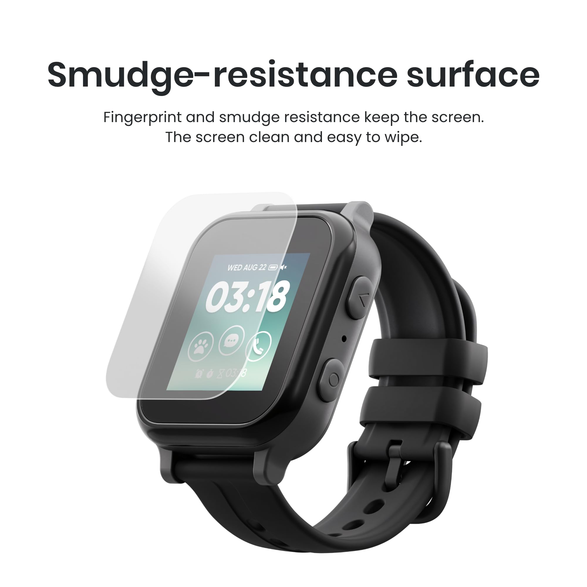 HANKN 2 Stuks Harde Hoesjes voor Apple Watch Series 3 2 1