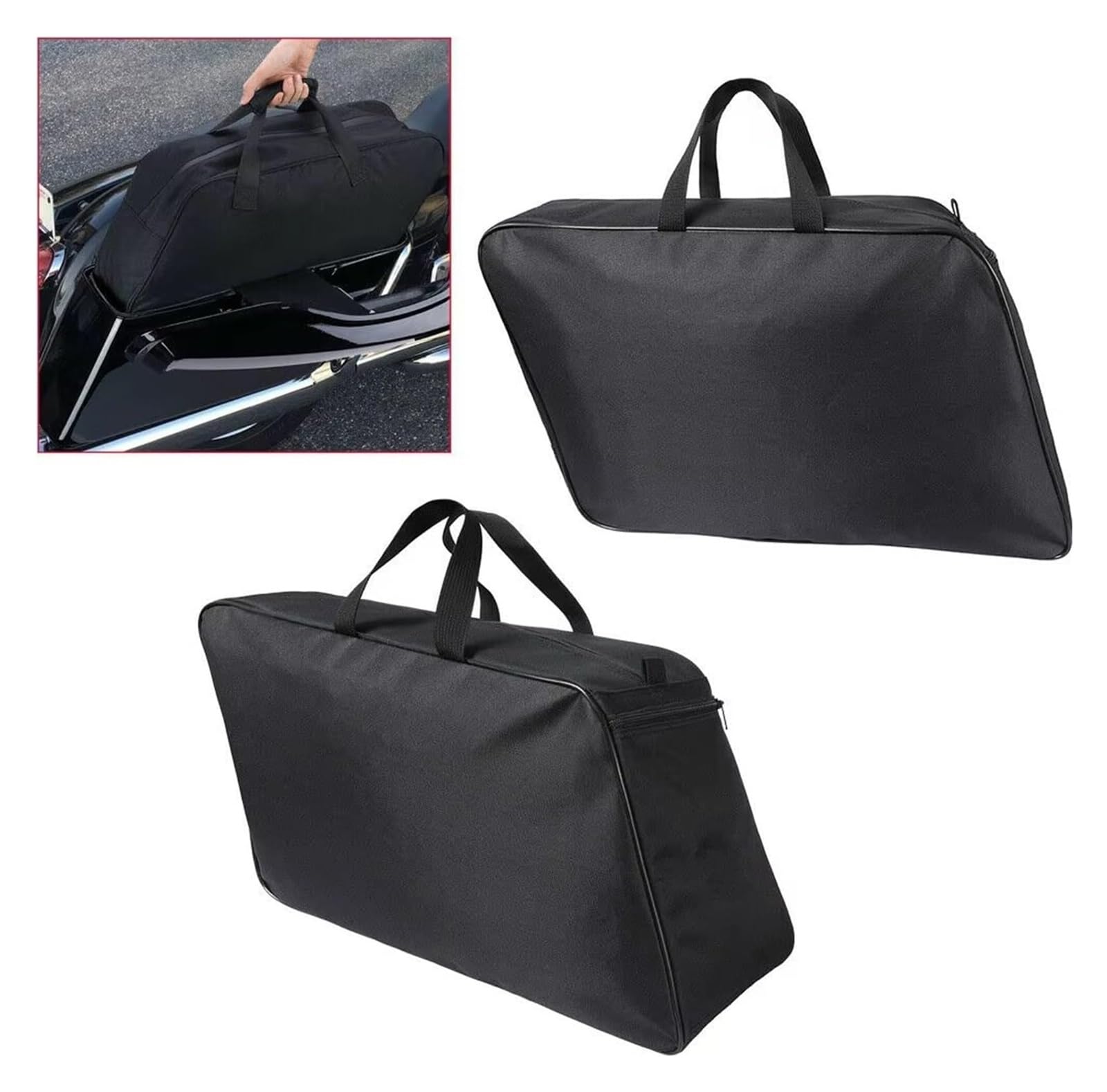 Moto Paraurti Borsa per Touring per Electra per Street per Glide per Road per King per Goldwing per GL1800 per GL1500 Borse Laterali per Motociclette(2pcs)
