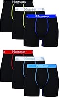 Vista 1 de Hanes Men's Underwear Boxer Briefs, Cotton Stretch Moisture-Wicking Underwear, Multi-pack