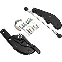 Forward Control Pegs SLMOTO Motorcycle Extended Forward Control Kit Fit For Harley Breakout FXBR FXBRS Sport Glide FLSB Fat Bob FXFB FXFBS 2018-2024 Black