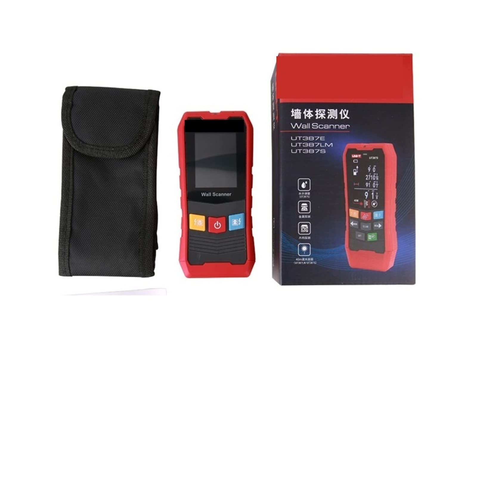 Detector Cables Pared, Detector de Metales 4 en 1, buscador de Pernos de Madera, Voltaje de CA, Cables en Vivo, rastreador de Profundidad, escáner de Pared, para detección de Madera, Metal y Cables d