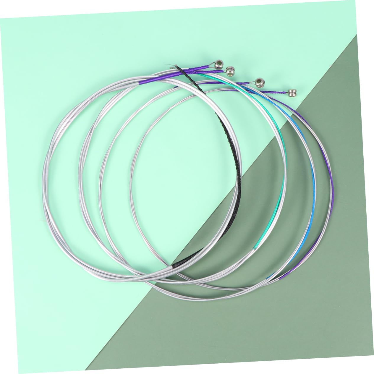 Levemolo Cello Hook Strings A-d-g-c Steel Core Nickel Chromium Wound Full Set for 1/4 1/2 3/4 Size Cellos