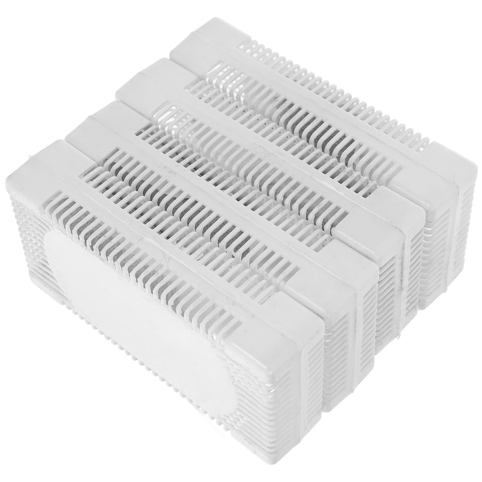 Alipis Deodorante per Frigorifero 4 Pezzi Carbone Attivo Bianco, Leggero e Facile da Trasportare, Eliminatore di Cattivi Odori per Casa e Congelatore