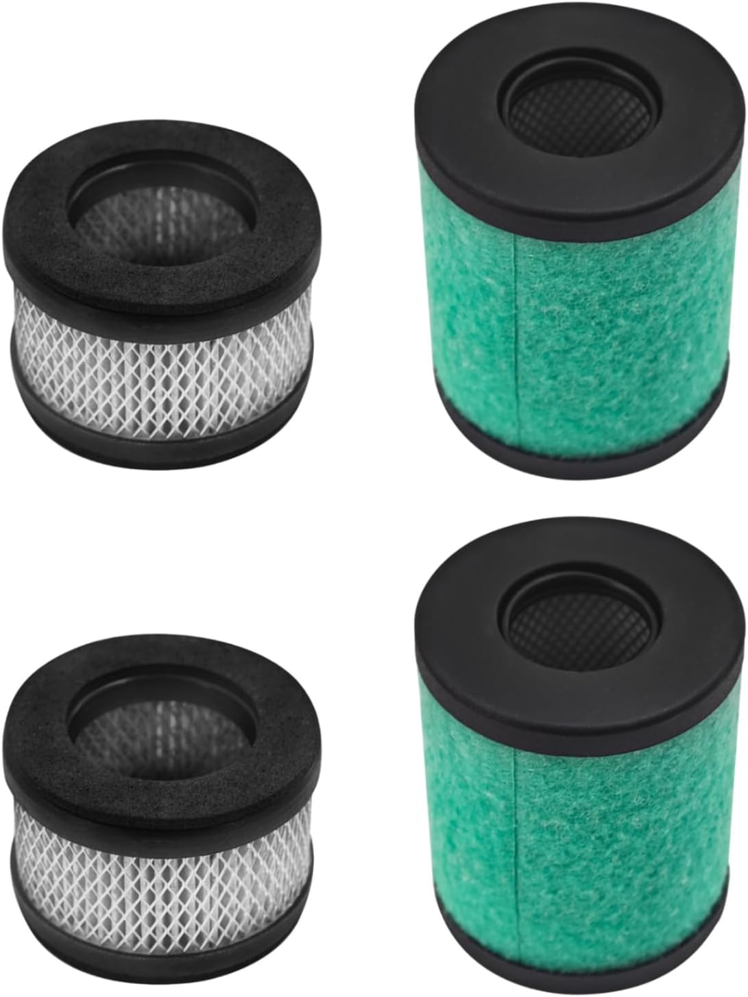 EMF10 Vacuum Oil Mist Filter Kit for Edwards RV3 RV5 RV8 RV12 2-Stage Rotary Vane Pump, Including A22304198 Oil Mist Element and A22304079 Odour Element, 2 Pcs x 1 Pack