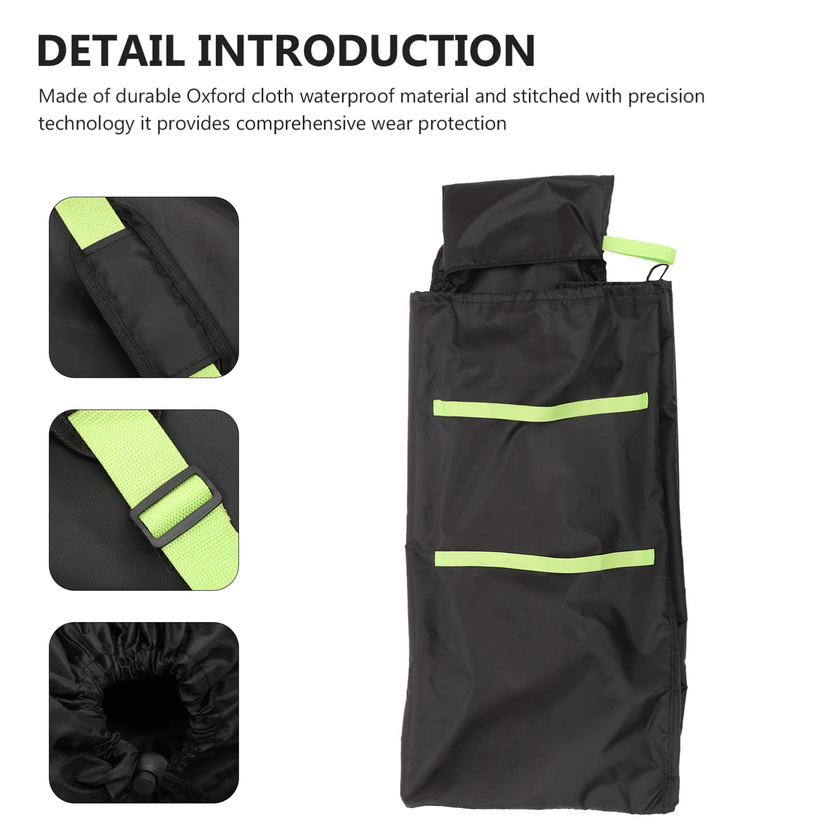 BESPORTBLE Borsa da Viaggio per Passeggino Oxford Nero, e Facile da Pulire, Protezione per Passeggino Durante Viaggi e Gate Check in Aeroporto