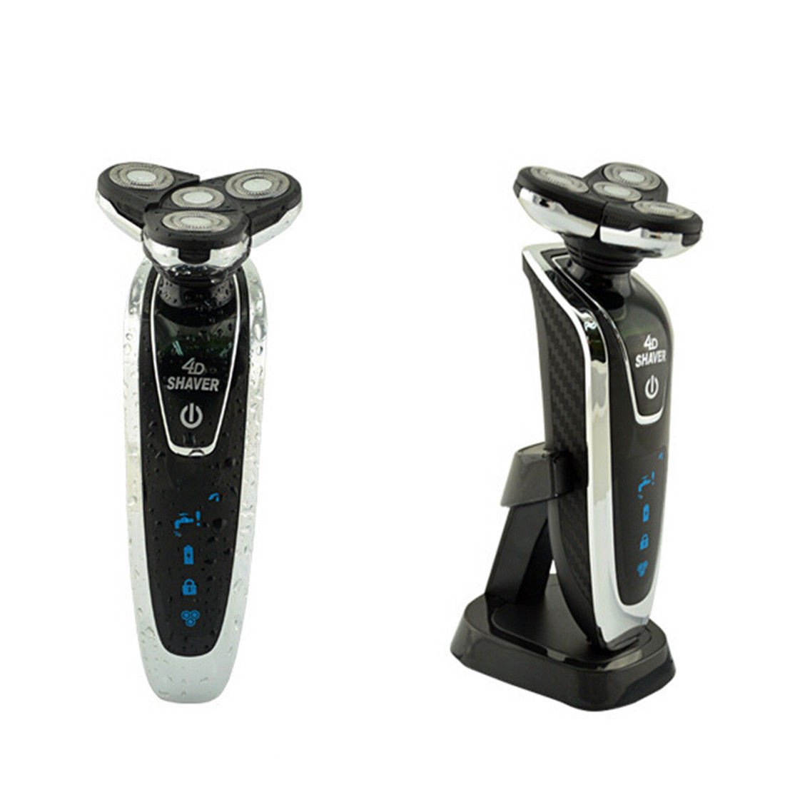 Luxury Rotary Men's 4d Washable Rechargeable Electric Shaver Razor