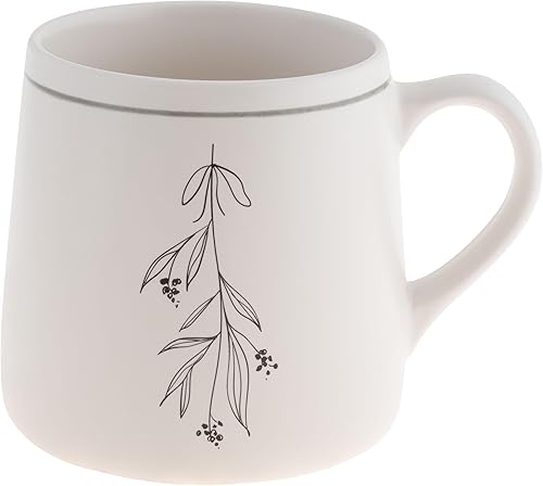 Karma Gifts, Taza blanca de invierno, muérdago