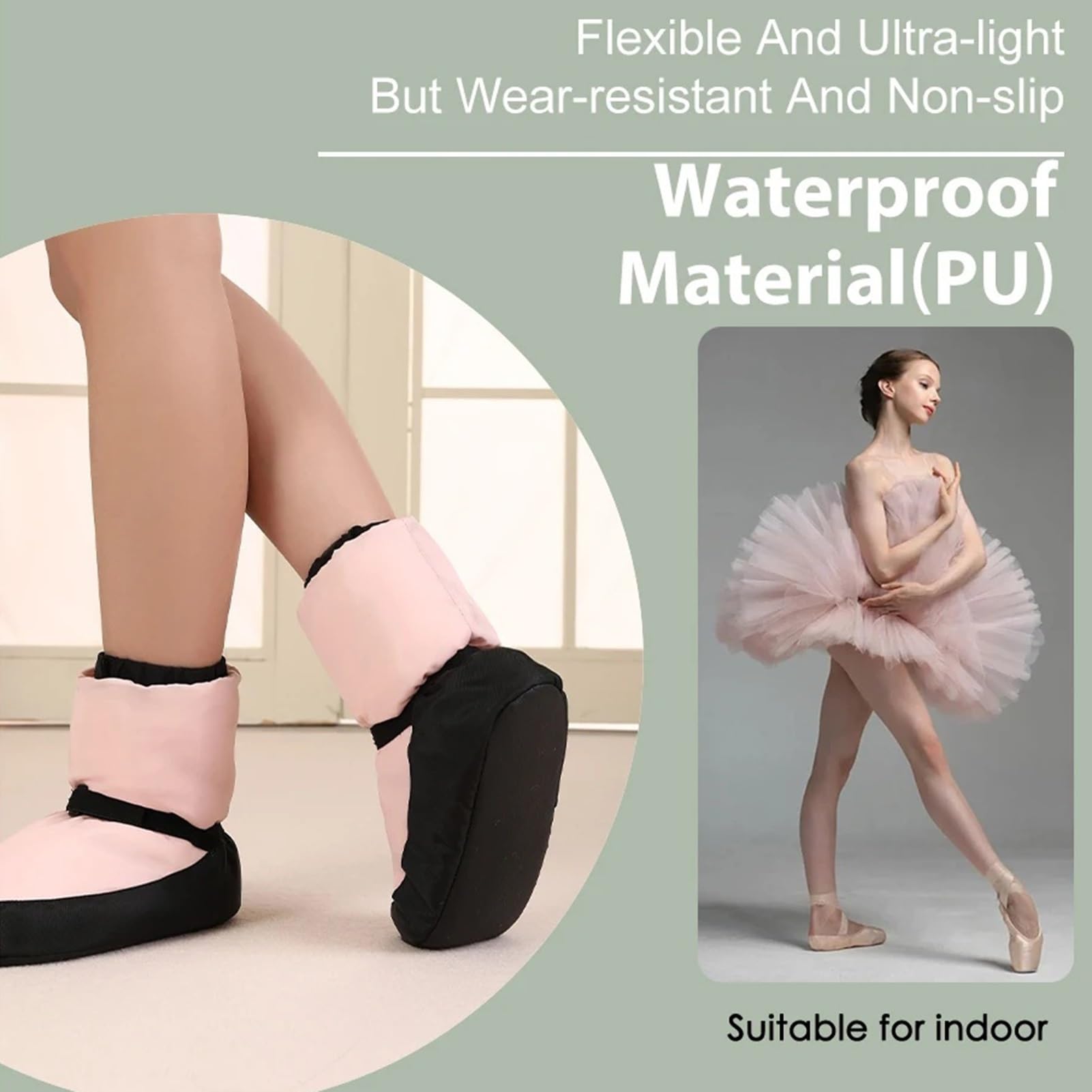 Amazon Botte De Ballet Bottes D'échauffement Pour Danseuses - Confort Et Style Boots D'échauffement