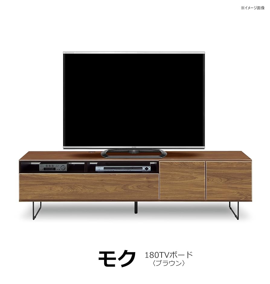 ノダ工芸 TVボード キャビネット サイドボード Amazon｜ノダ工芸 noda テレビボード ブラウン 幅174(cm) 収納