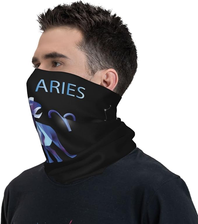 Balaclava Cuello Signo Aries Unisex Doble Estampado miniatura 6