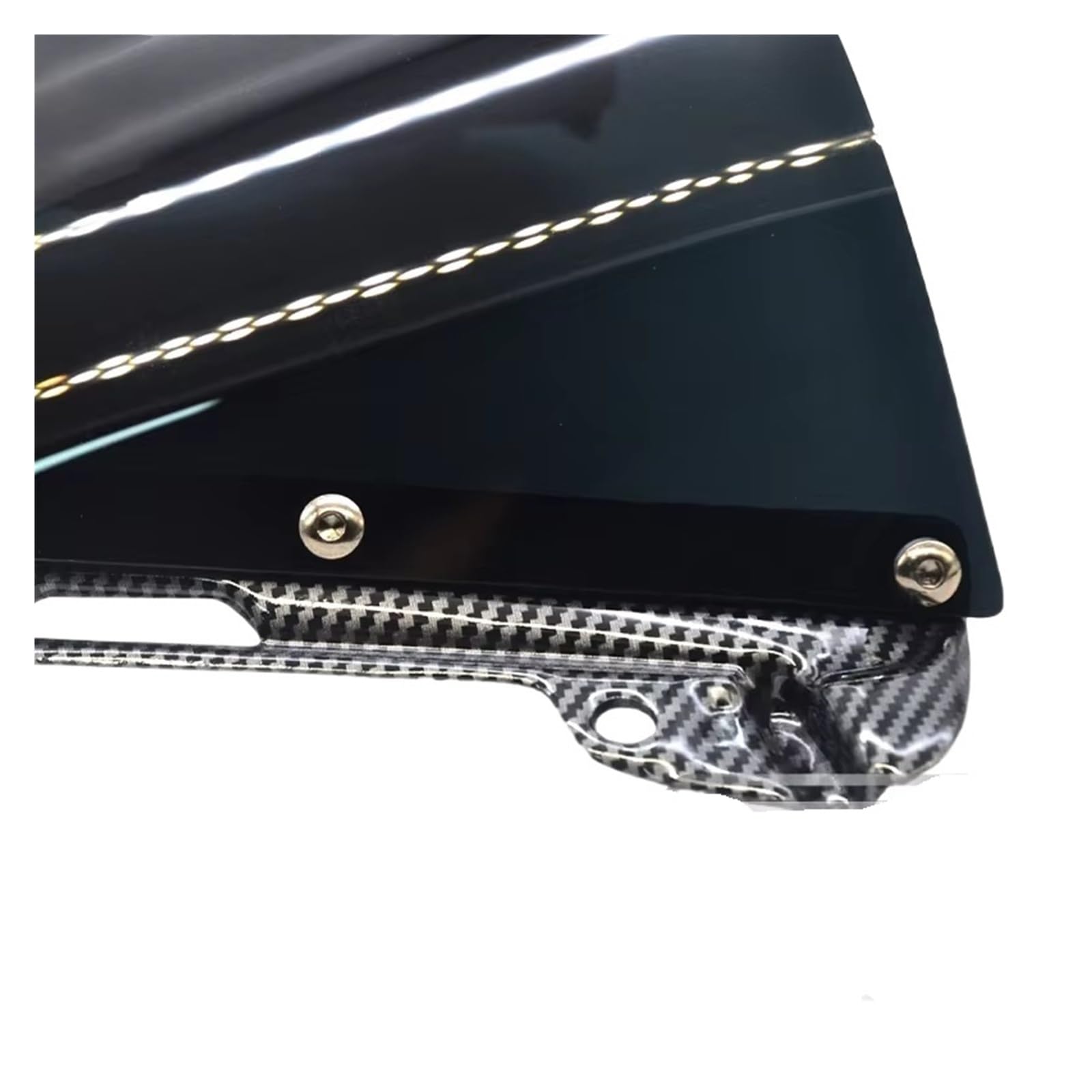 Pantalla Moto para CBR500R para CBR500 R 2019 2020 2021 2022 2023 2024 Motocicleta Deportes Carreras Parabrisas Visera Viser Deflector(Smoke)