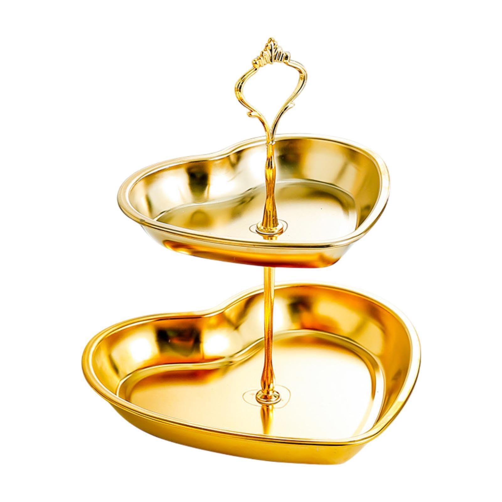 LIXSAZSE Stylish 2 Tier Cupcake Stand Dessert Holder Made Of Stainless Steel Enhancing Presentation Of Snacks At Events Tiered Dessert Table Display Stand