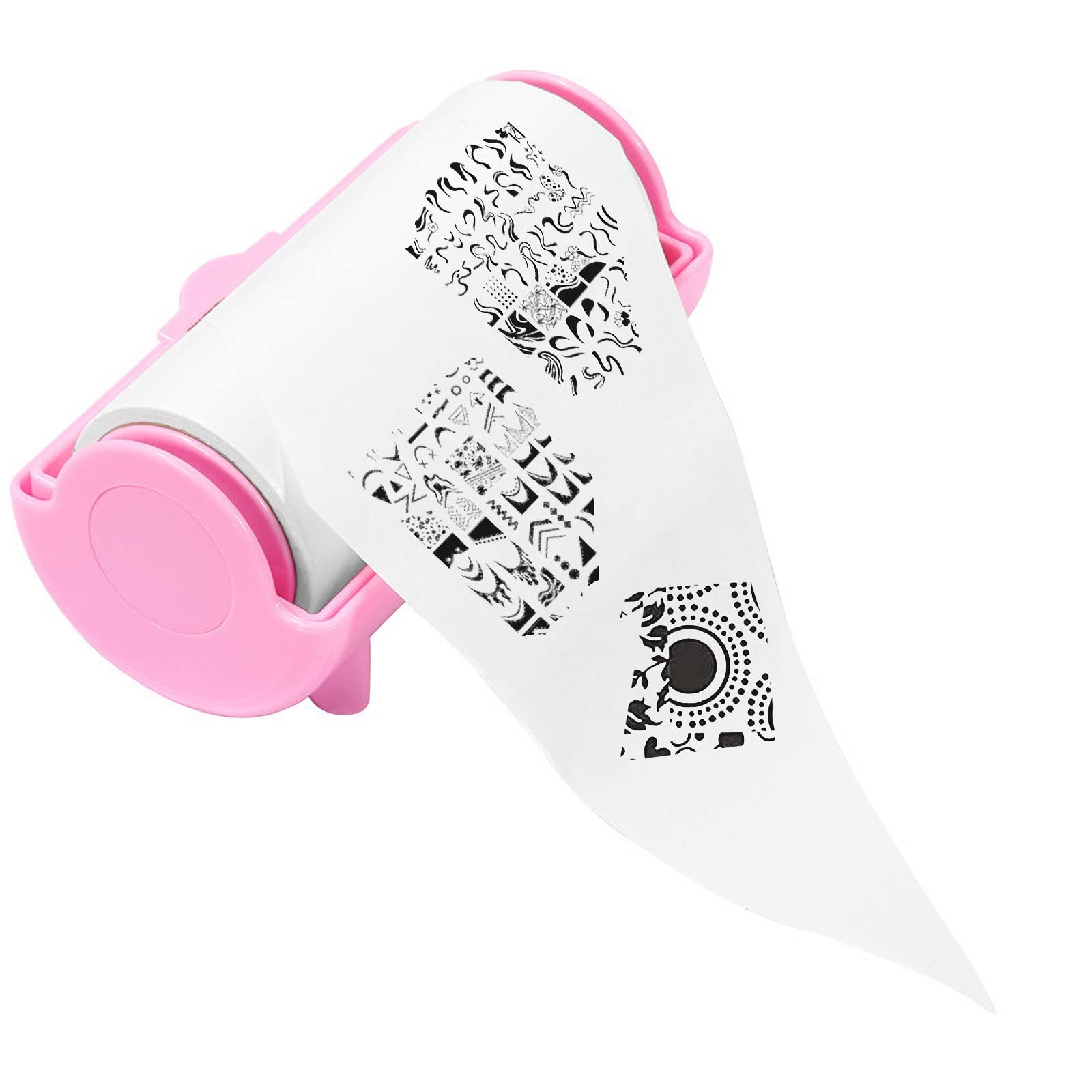 Pegatina limpia, papel removedor de esmalte de gel, kit de herramientas de arte de uñas, accesorios de manicura, rosa