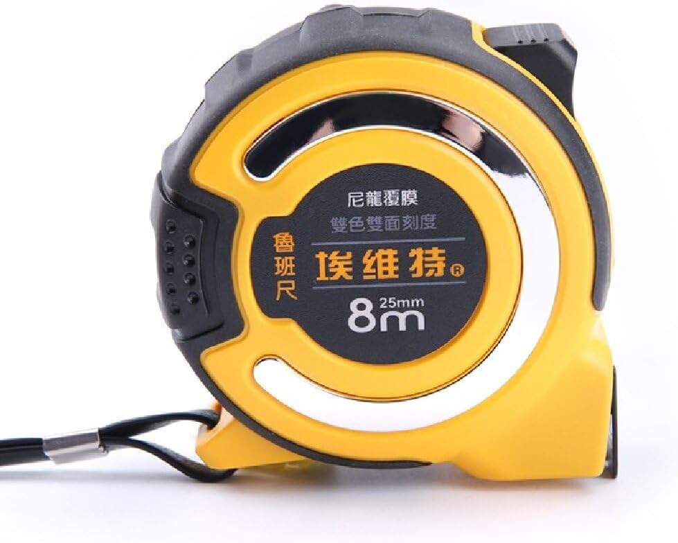 High-Precision Luban Ruler Authentic Feng Shui Ruler Tape Measure Steel Tape Measure Woodworking Ruler (7.5M)