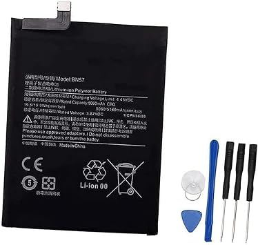 3.87V BN57 Replacement Battery for Poco X3 NFC M2007J20CG M2007J20CT Poco X3 Pro