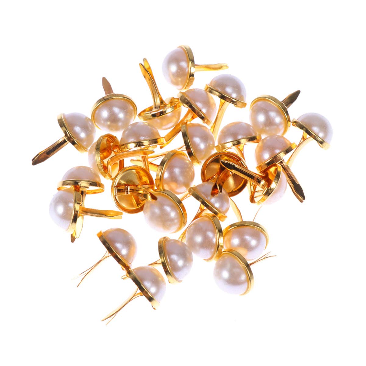 Set van 100 mini Parijse ronde metalen clips voor scrapbooking goud