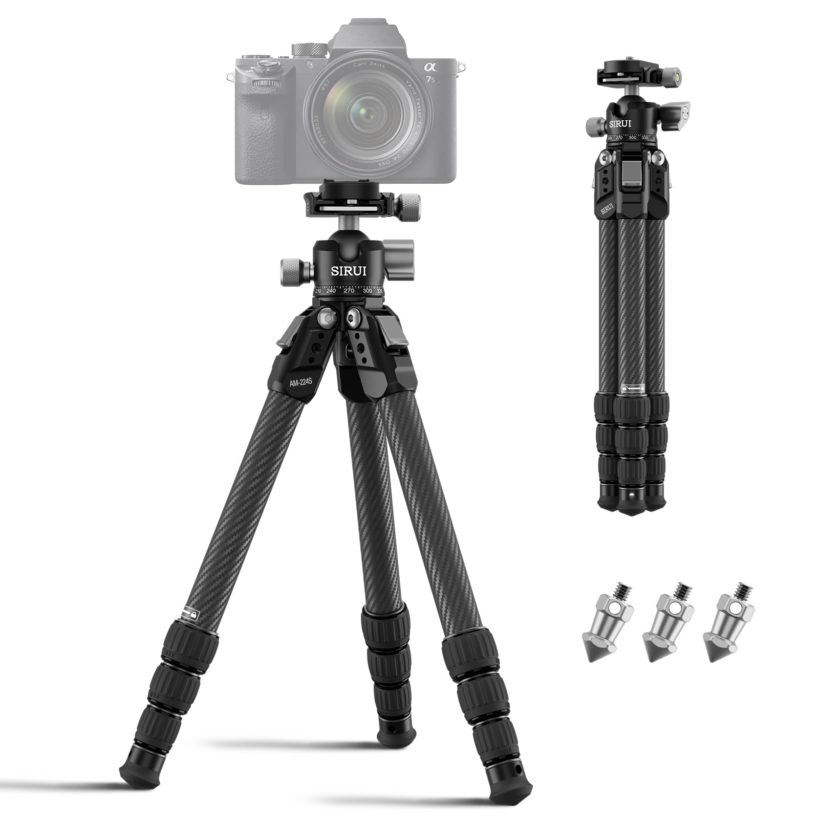 Carbon Fiber Tripods For Photography, Lightweight Tripod - SIRUI