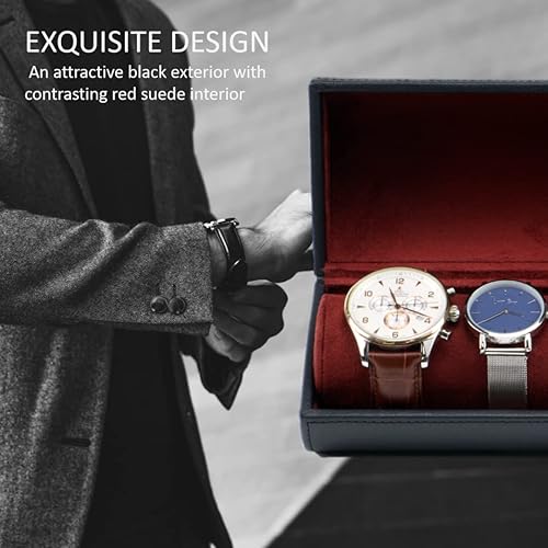 Miniatura 3 de Decorebay Reloj redondo de tamaño de viaje, gemelos, joyero y organizador (fabuloso)