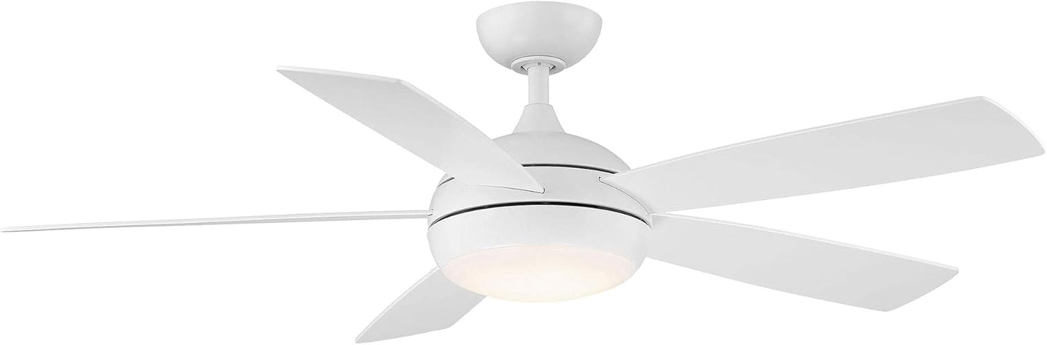 70% оƒƒ Evеrуthіng Odyssey Indoor and Outdoor 5-Blade Smart Ceiling Fan 52in Matte White with 3000K LED Light Kit and Remote Control