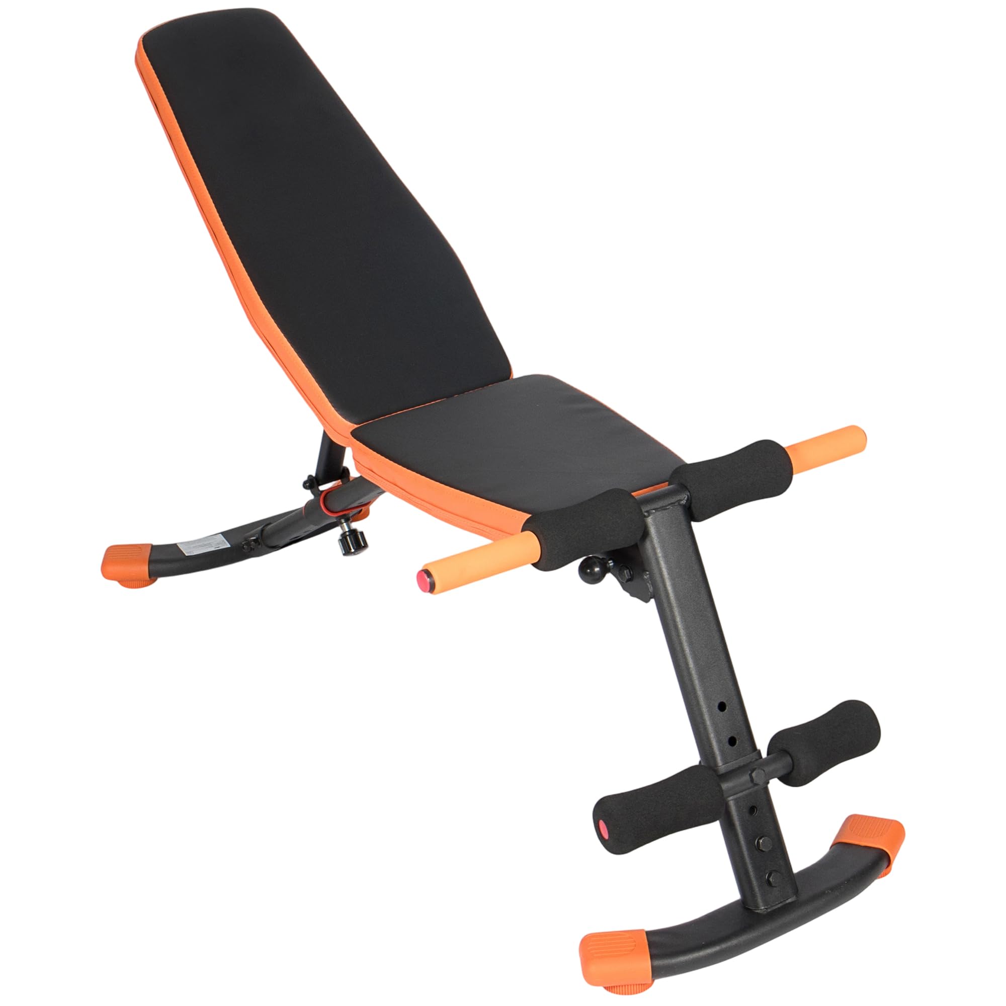 Ultrasport Banco de Pesas Plegable para Casa – Banco Multifuncional para Entrenamiento de Fuerza en el Hogar – Ajustable en 6 Posiciones (−24° a 79°) – Equipo de Fitness de Cuerpo Completo