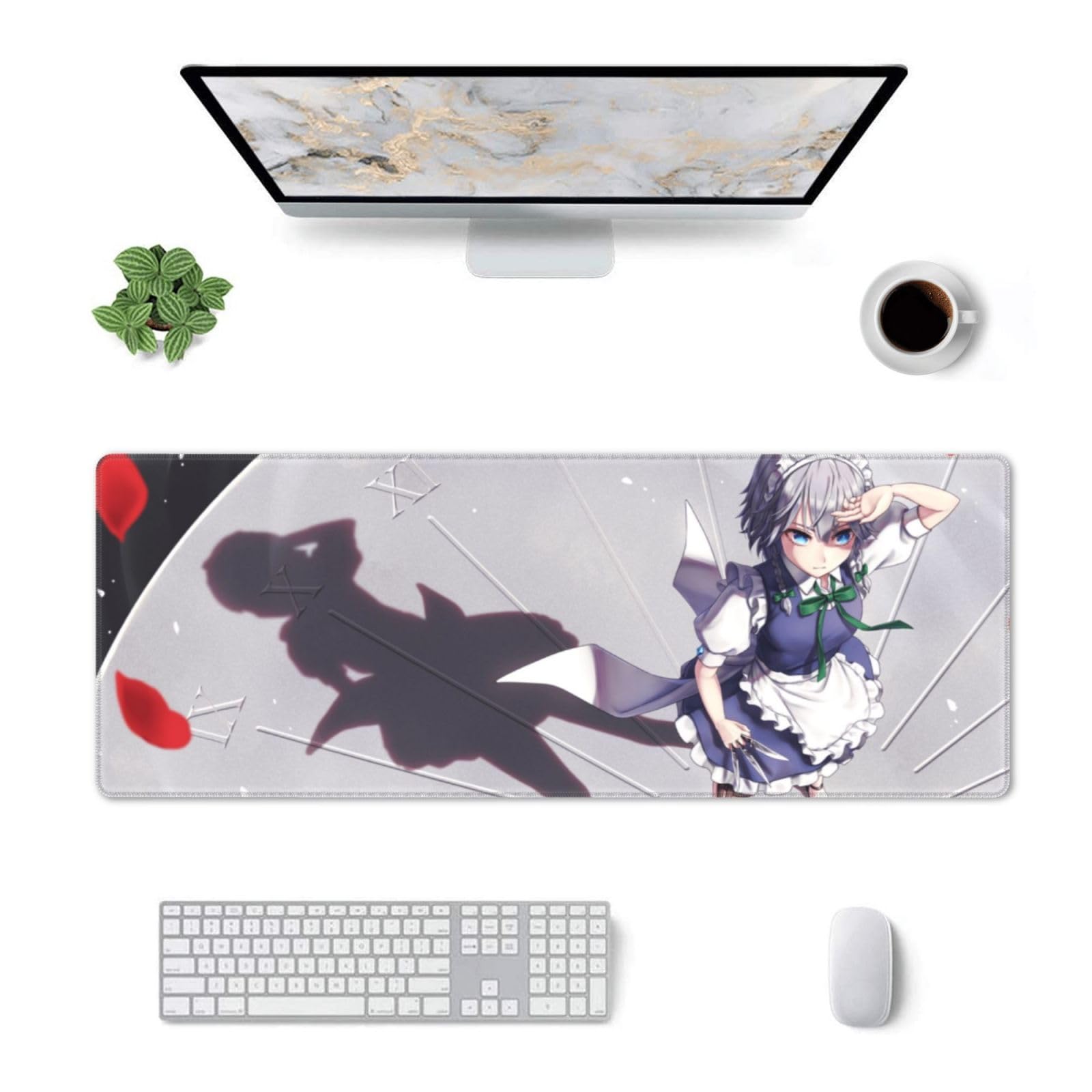 Amazon.co.jp：東方 十六夜咲夜 マウスパッド 超大型 ゲーミング