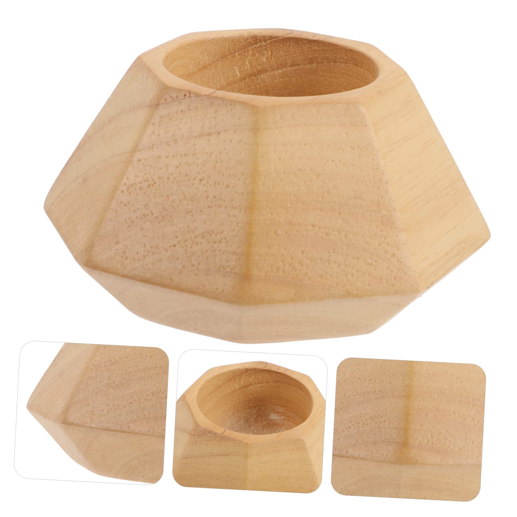 Ciieeo 5 Pièces Porte-coquetier Porte-Oeufs de Camping ouvreur coquetiers Porte-œufs de Camping Easter Decoration Décoration pour œufs de Pâques Stand d'oeufs coquetier ménager chêne