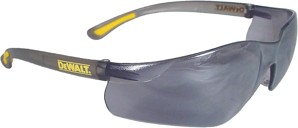 Dewalt DPG52-6C Contractor Pro Silver Mirror High Performance Lightweight Protective Safety Glasses