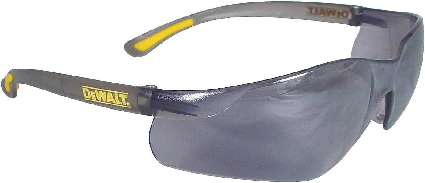 Dewalt DPG52-6C Contractor Pro Silver Mirror High Performance Lightweight Protective Safety Glasses