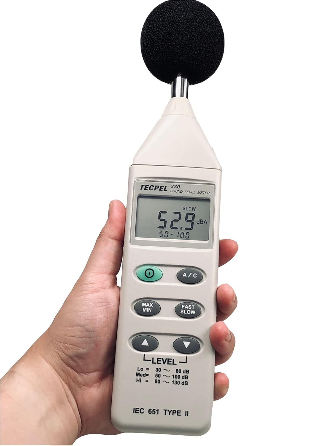 Digital Sound Level Meter dB Noise Meter TECPEL DSL330