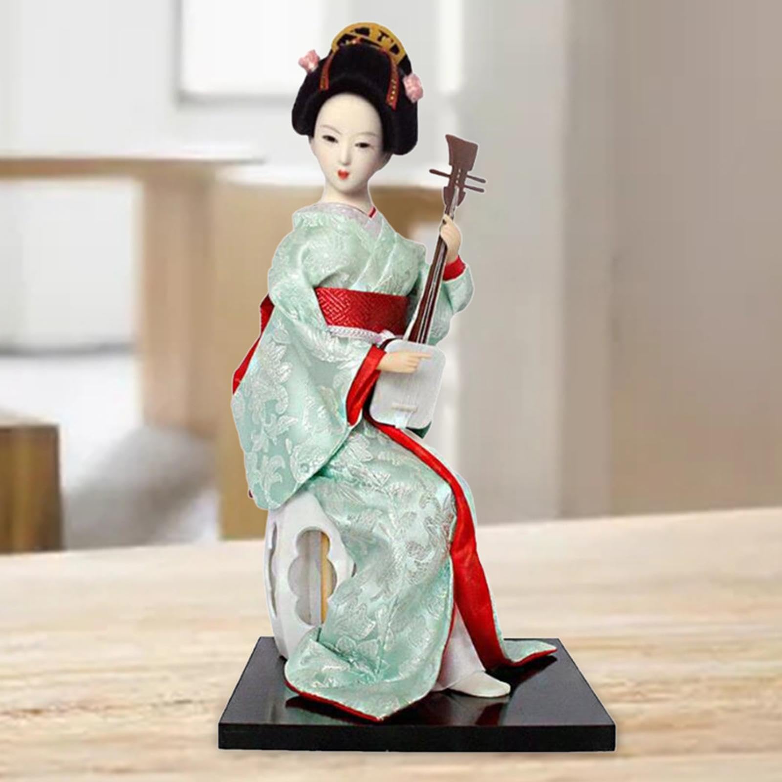 日本人形 芸者 45cm ミニチュア手鏡 伝統工芸品 アンティーク 置物 Amazon.co.jp: Generic 12インチ日本の芸者人形、ミニチュア置物装飾