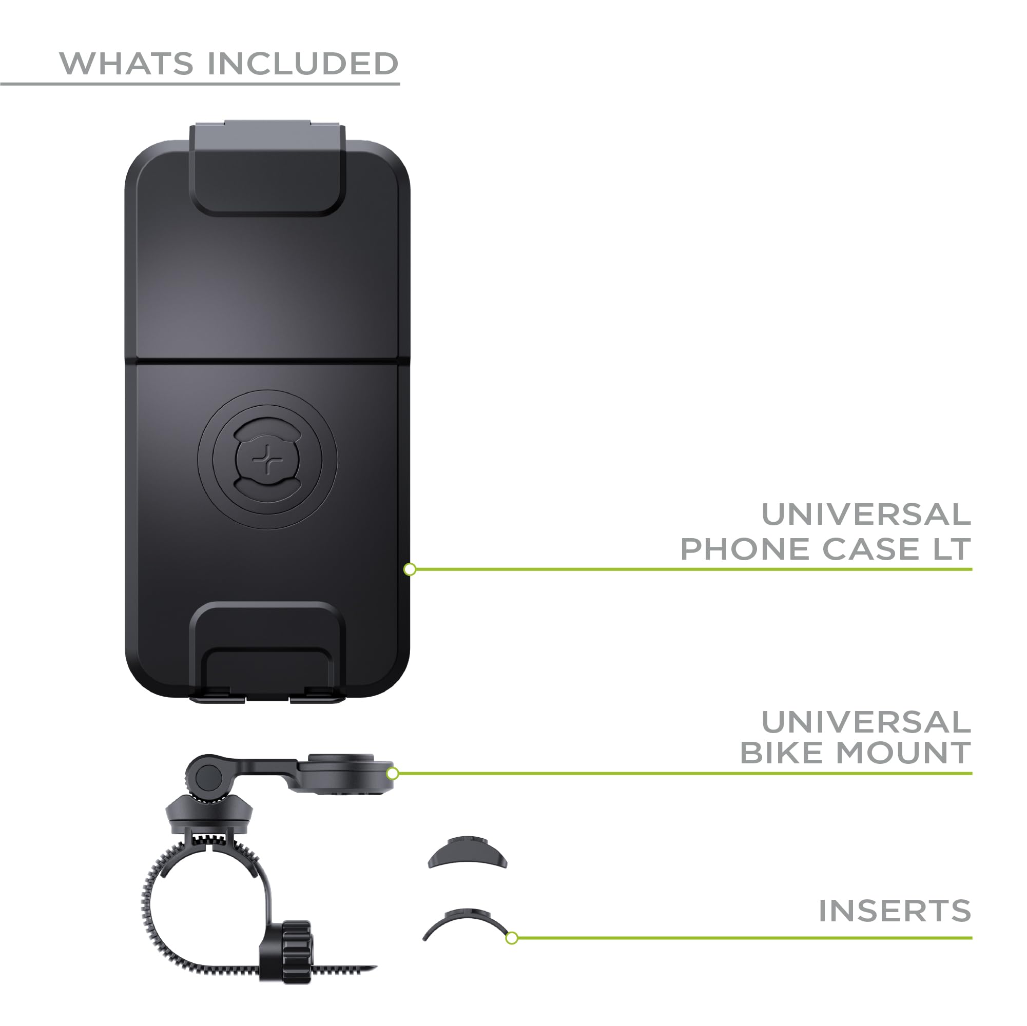 SP CONNECT Bike Bundle Universal Phone Case LT L | uniwersalny uchwyt na telefon komórkowy do kierownicy rowerowej | uchwyt na telefon komórkowy do wszystkich smartfonów | uchwyt na telefon komórkowy