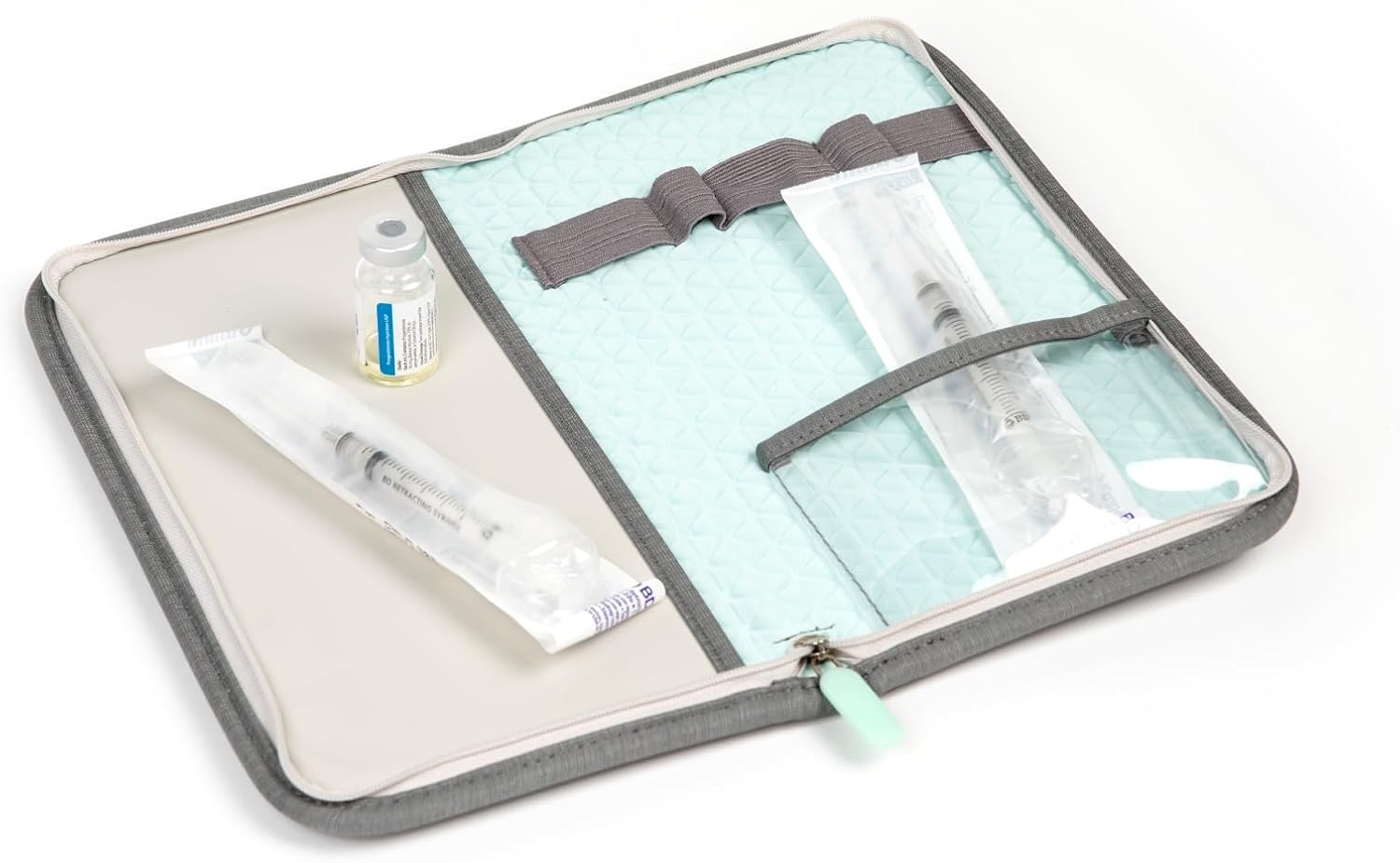 MyVitro The Travel Case from IVF Travel Case for Injections on the Go | Great IVF Gift | Prep Shots on Your Lap | Fits in Purse