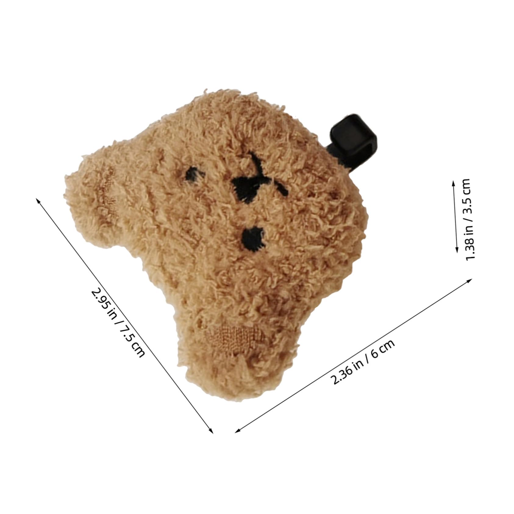 Toyvian Ganci da Parete Adesivi 2 Pezzi Orso Peluche Appendichiavi e Cappelli senza Fori Superficie Liscia per Viaggio e Bagno