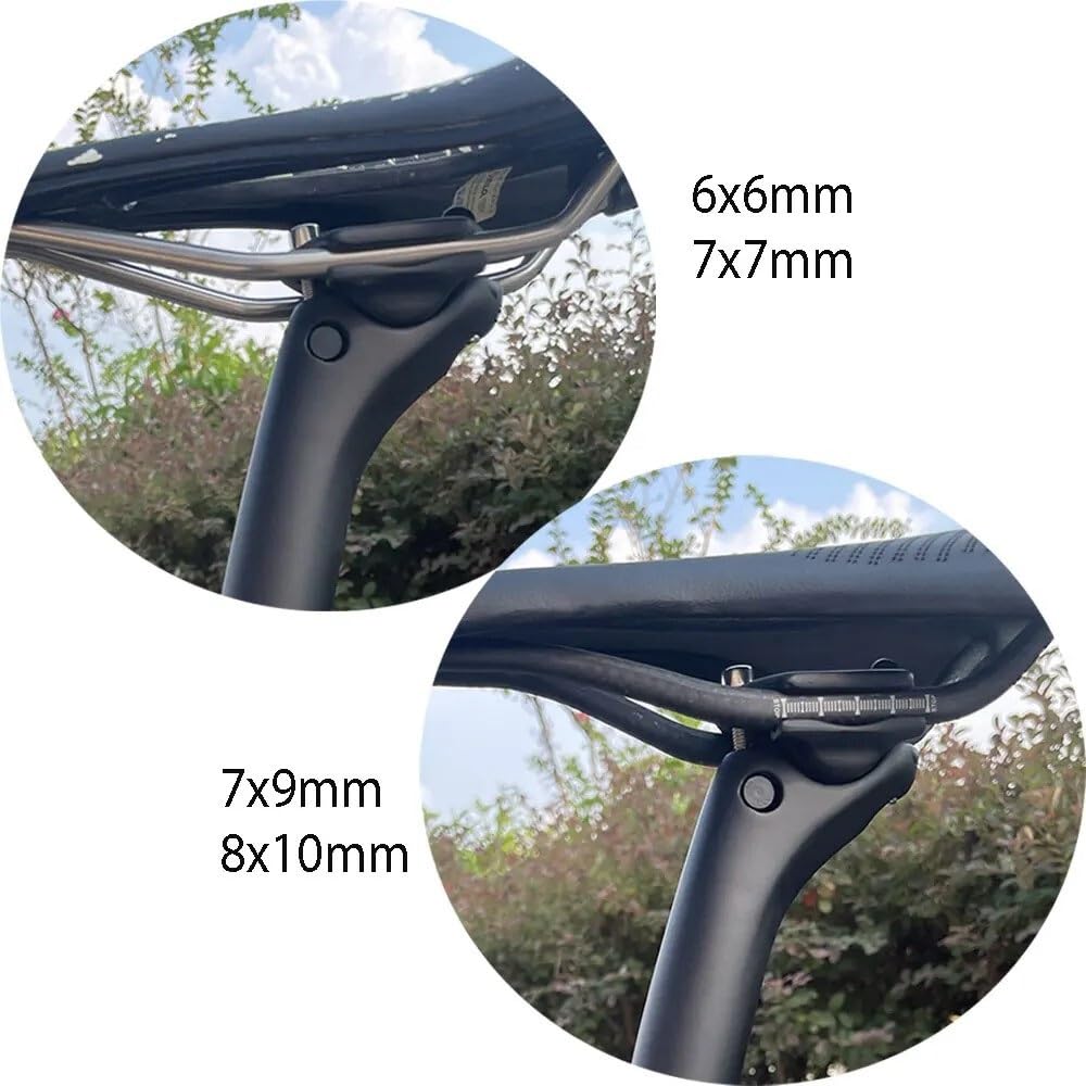 Selle de vélo pour Elitaone Tige de Selle en Carbone, recul de 20 mm Tige de Selle VTT