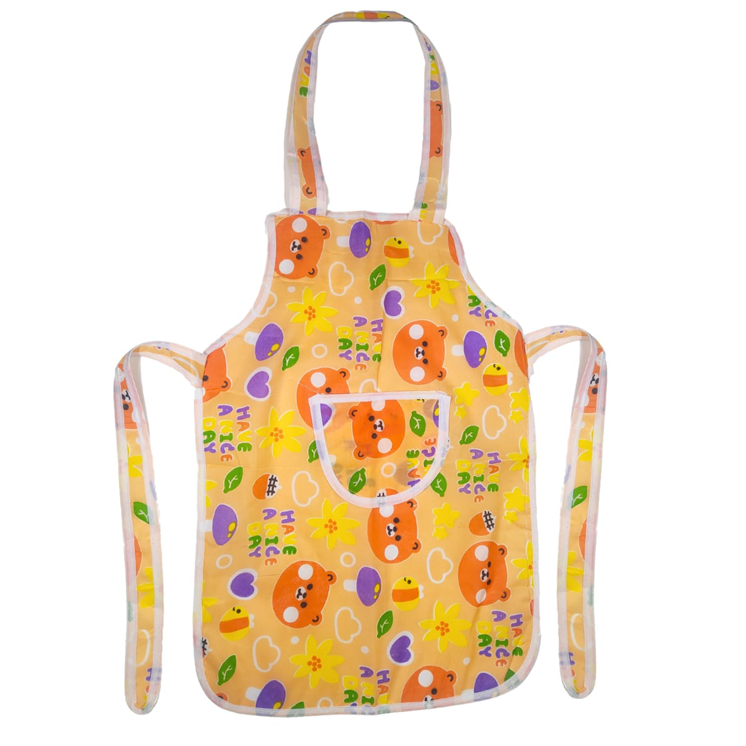 Avirons chef Apron for Kids for Feeding and Art Paiting |baby Chef Apron | Cooking Kitchen waterproof Apron For baby|Baby Bib with Pocket-image-11