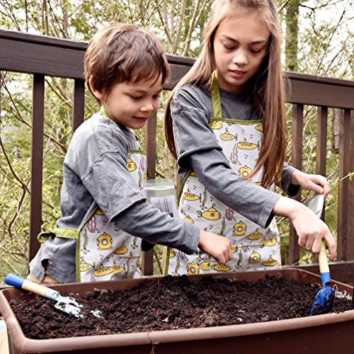 Urban Infant Little Helper Kids Apron - Children's Cooking Art Gardening - Toddler Boys And Girls - Bunnies #TOP4