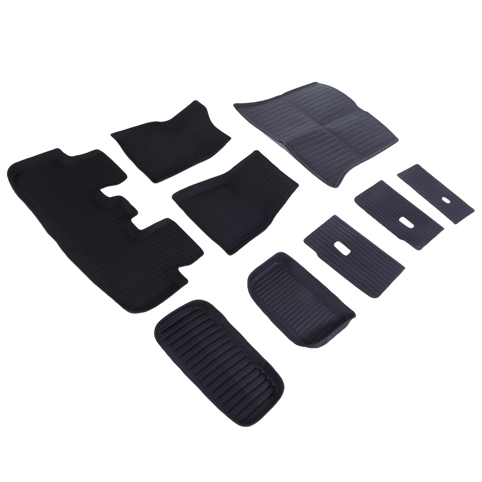 Juego de Alfombrillas Duraderas para el Piso del Coche, TPE para Todo Tipo de Clima, a Prueba de Arañazos para Juniper 2025 2026, Kit Completo de Alfombrillas Delanteras y Traseras para