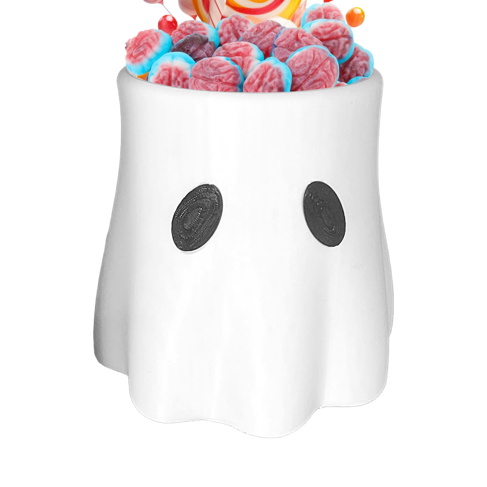 Pot à succulentes fantôme avec réservoir de style seau à bonbons amovible pour table
