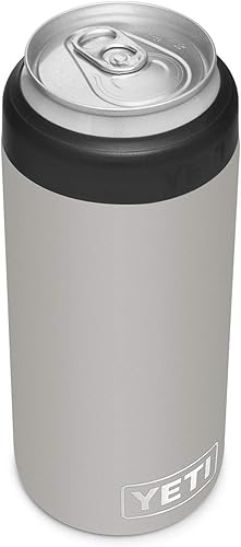Yeti - Termo Rambler de 12 onzas Aislante para latas de soda delgadas de 12onzas, Gris Granito