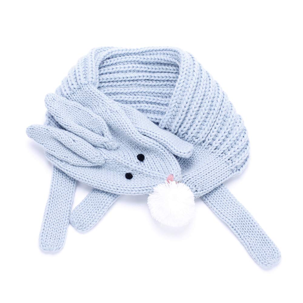 Kids Animal Knit Scarf – Soft Double‑Layer Winter Accessory for Children