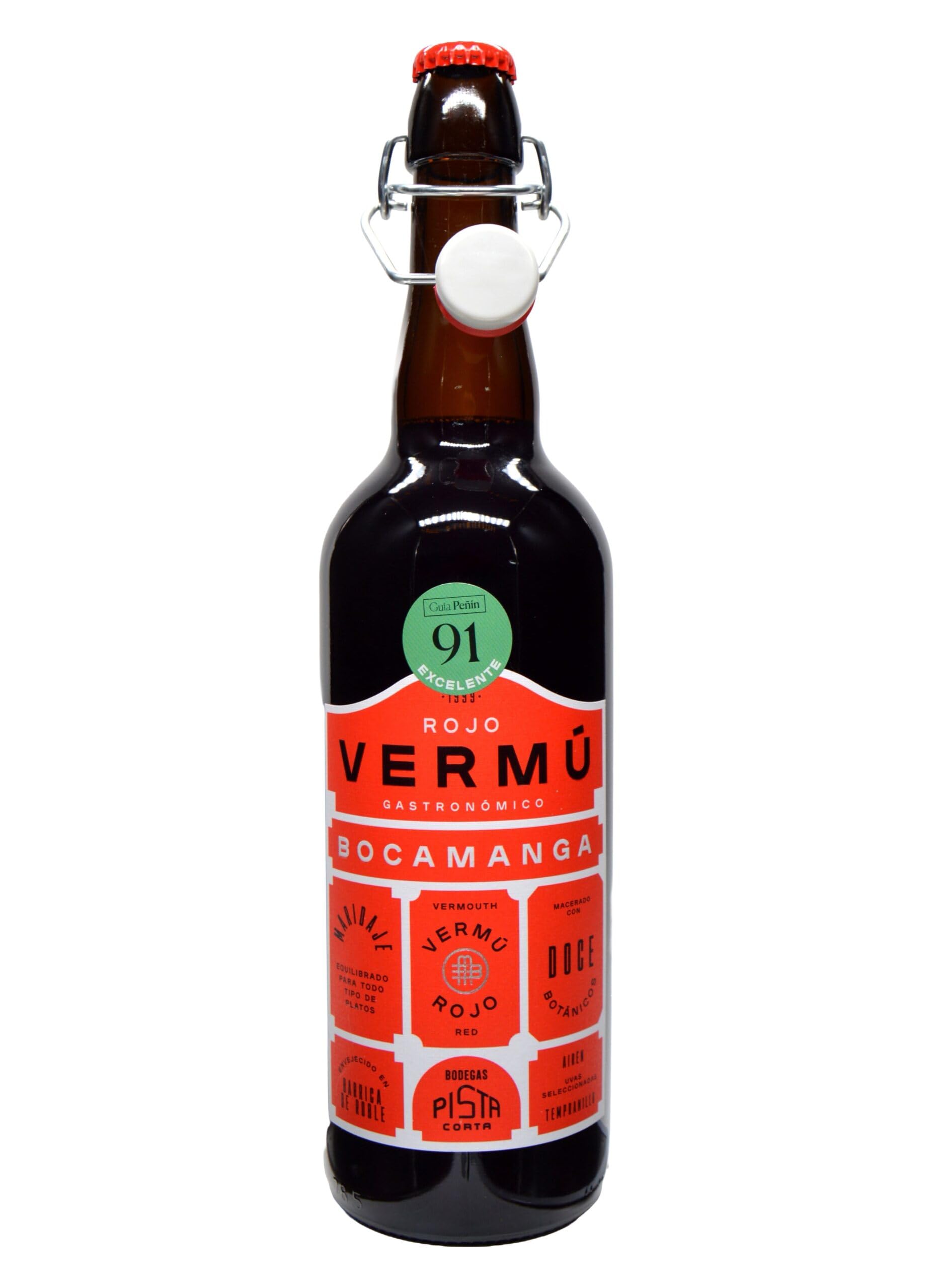Vermut Pista Corta Bocamanga 75 cl (Caja de 6 Botellas de 75 cl)