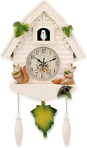 Reloj de cuco, reloj de pared, reloj de cuco para pared, reloj de pared de cuco colgante de pájaro para decoración del hogar, reloj de pared digital