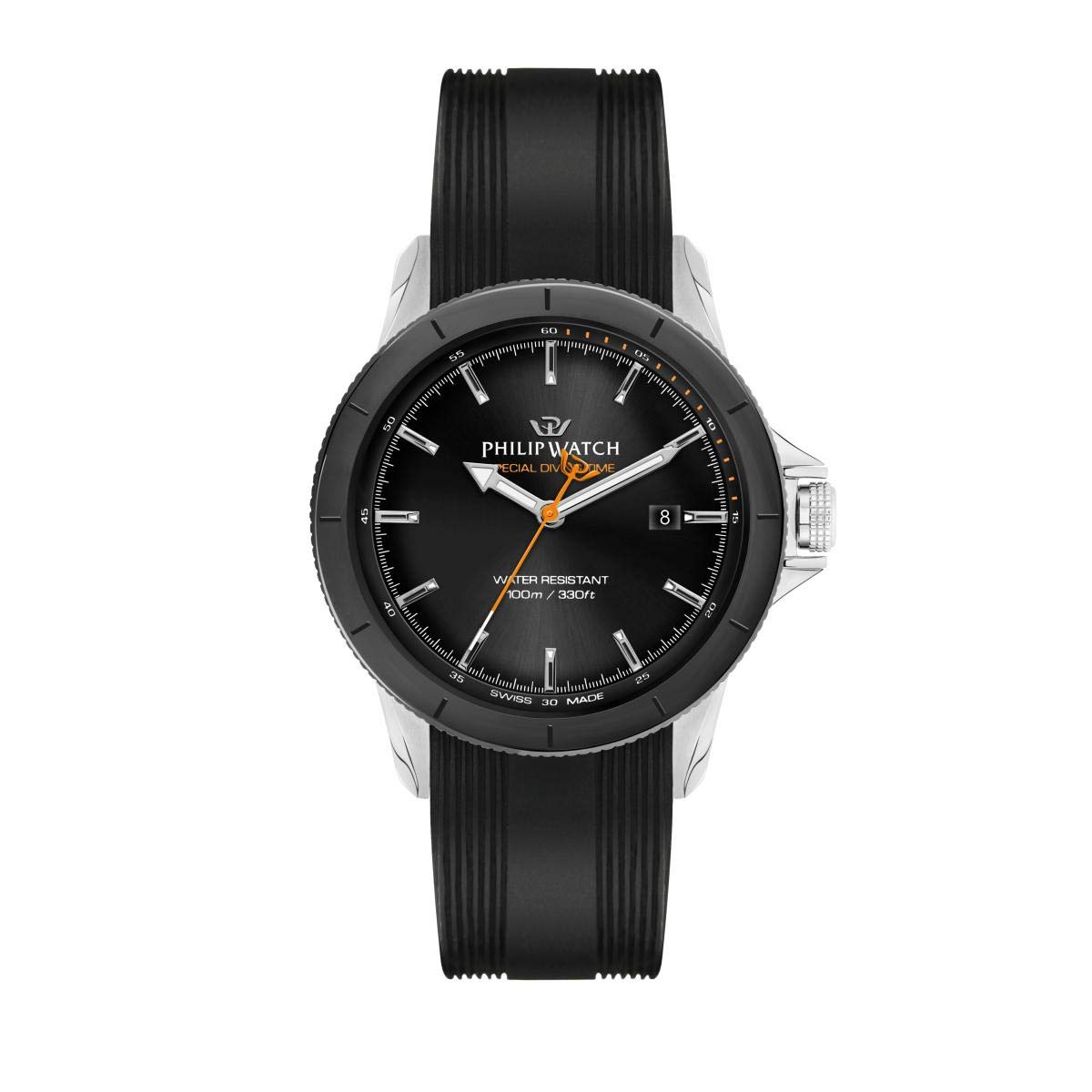 Philip WatchMen Analog Quartz Watch with Silicone Strap R8251214001