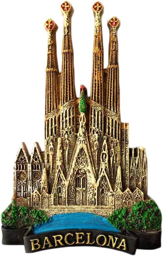 3D Fridge Magnet - Barcelona Keepsake Home Kitchen Spain