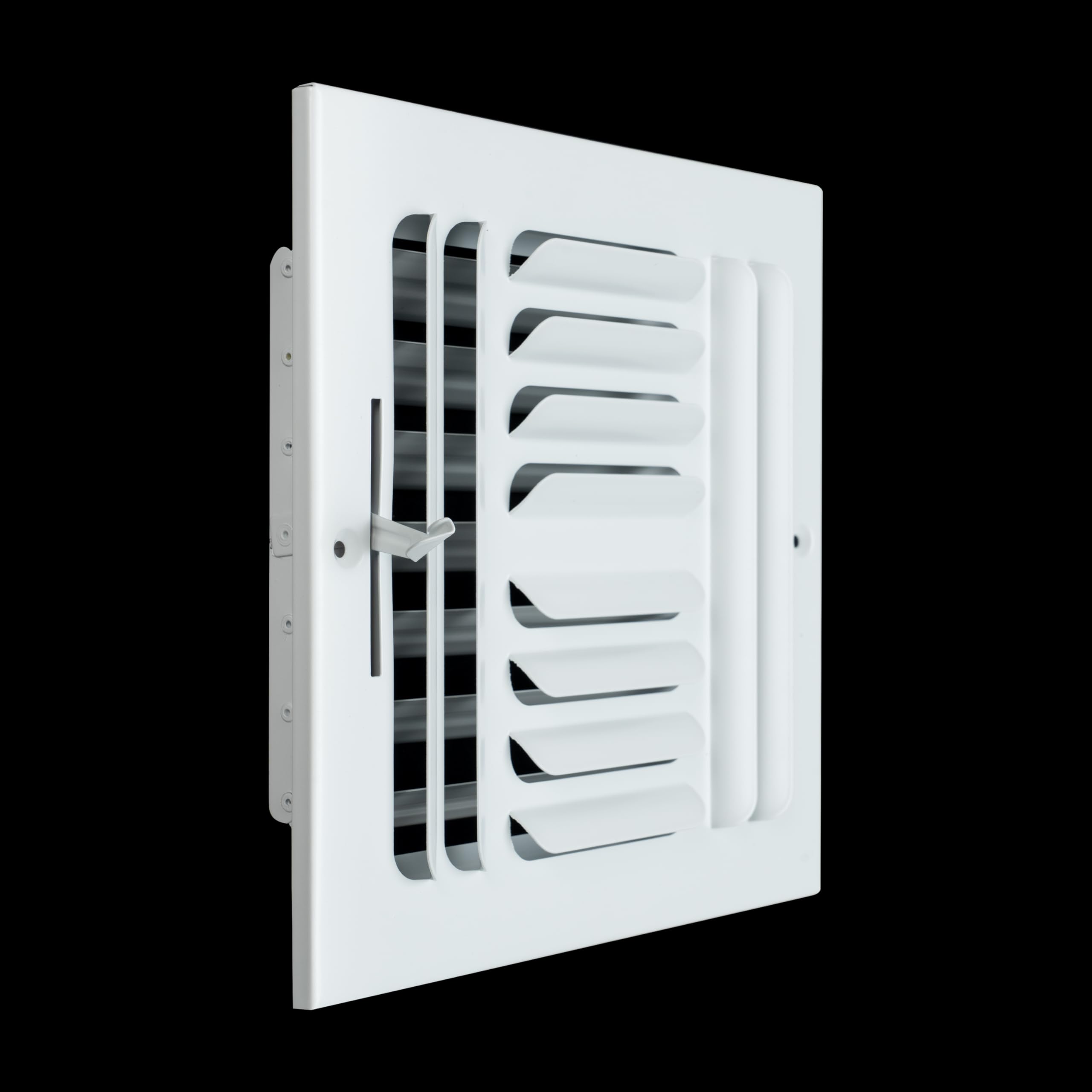 Snapklik.com : Fits 8x8 Duct Opening 4 Way Fixed Curved Blade Air ...