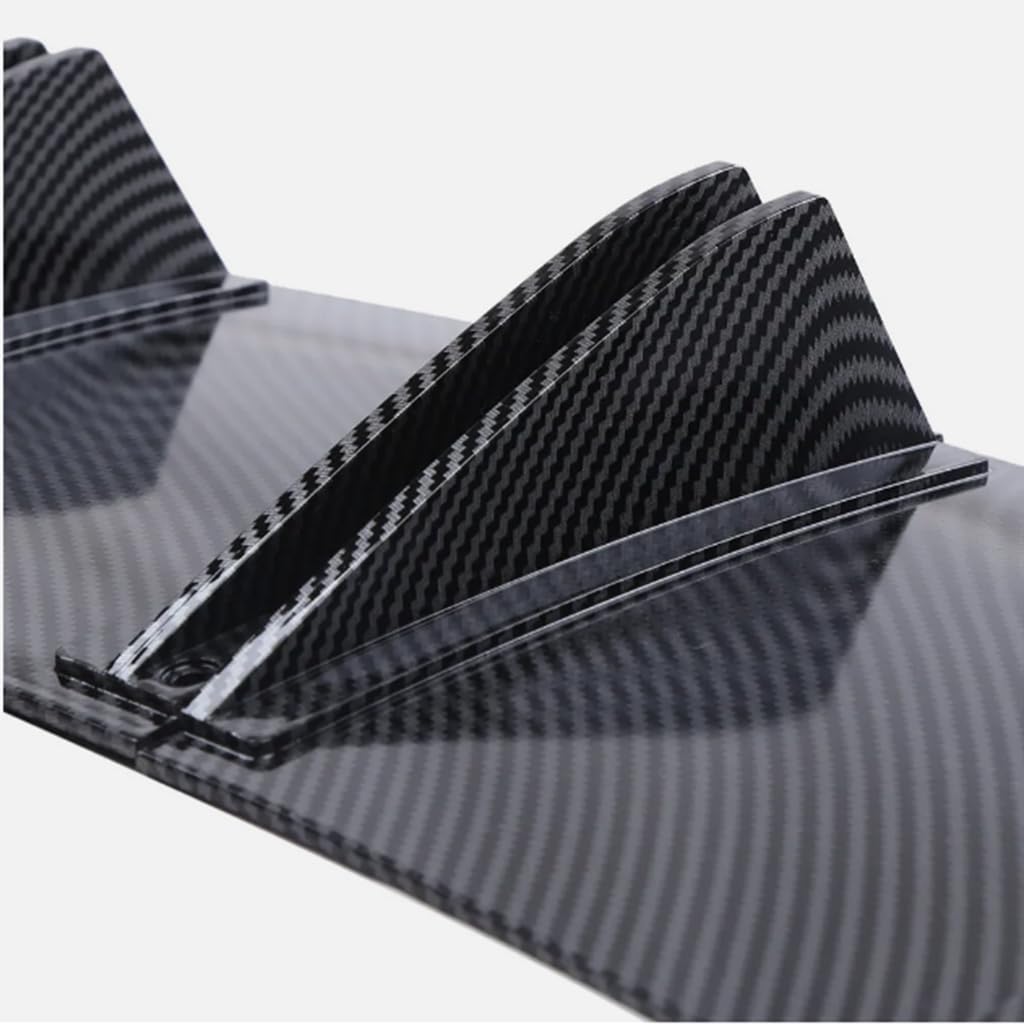 Difusor de Labios de Parachoques para Mini Mini 4door 2014-2023,Shark Fin Difusor Spoiler Chasis de Parachoques Trasero Alerón Coche Accesorios
