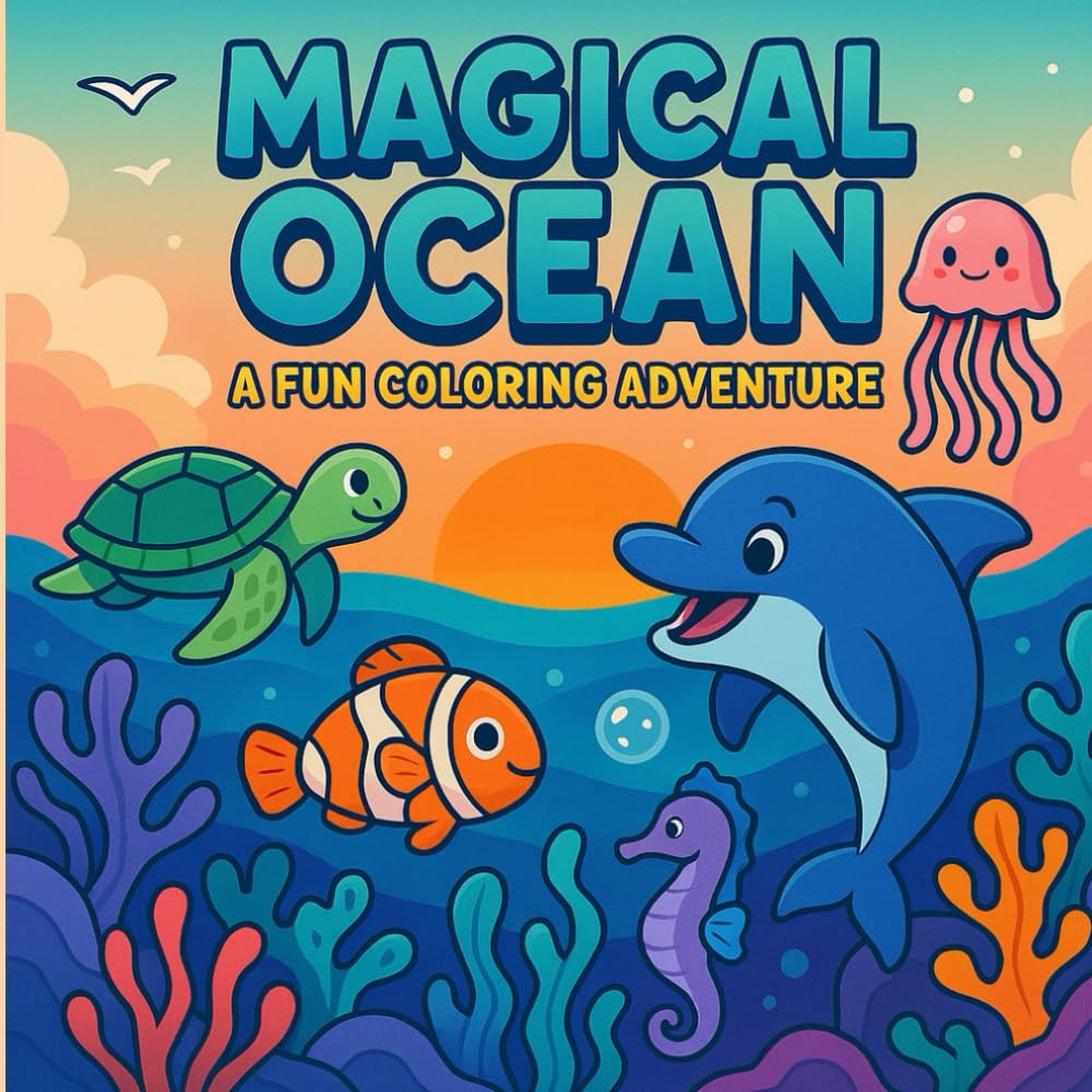 Magical Ocean: A Fun Colouring Adventure