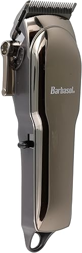 Miniatura 6 de Barbasol Cortapelos recargable, cortadora de pelo profesional y doméstica para hombres, cuchillas de cerámica de bajo calor sin óxido, 6 peines de